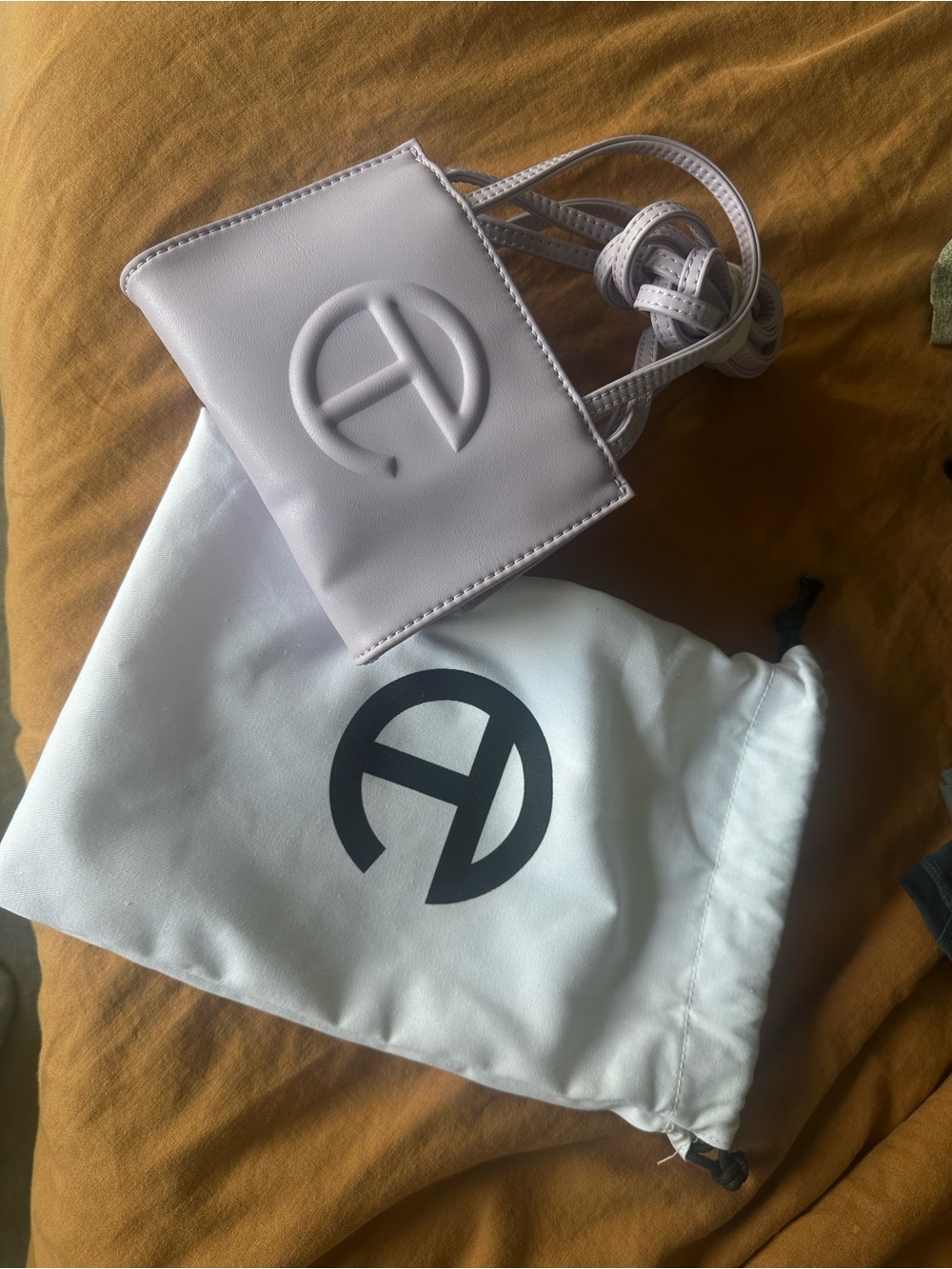 Telfar Small Logo Crossbody in Lilac